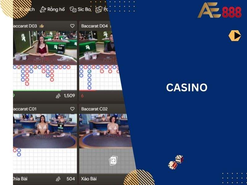 Casino AE888 là một sản phẩm giải trí nổi bật của nhà cái Casino AE888 là một sản phẩm giải trí nổi bật của nhà cái