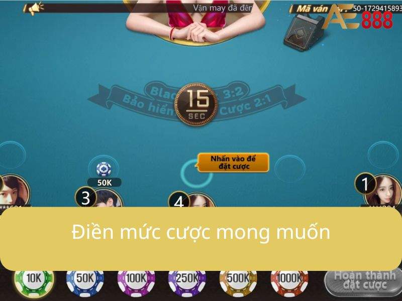Tiến hành đặt cược Tiến hành đặt cược