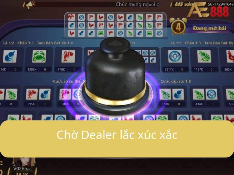 Chờ dealer lắc xúc xắc Chờ dealer lắc xúc xắc