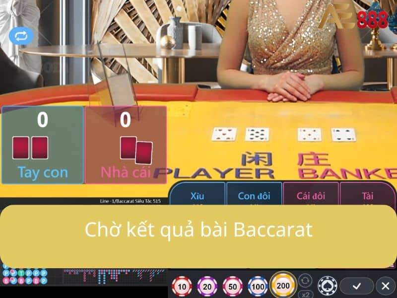 Chờ kết quả ván bài Baccarat để nhận thưởng nếu thắng Chờ kết quả ván bài Baccarat để nhận thưởng nếu thắng