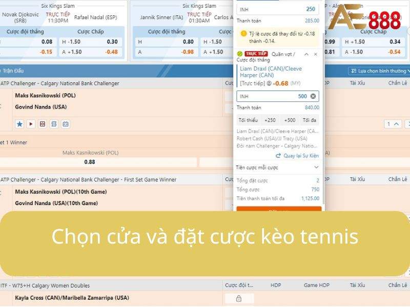 Hoàn tất đặt cược Hoàn tất đặt cược
