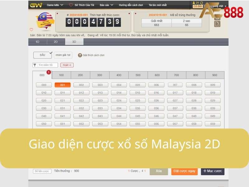 Giao diện cược xổ số Malaysia 3D Giao diện cược xổ số Malaysia 3D