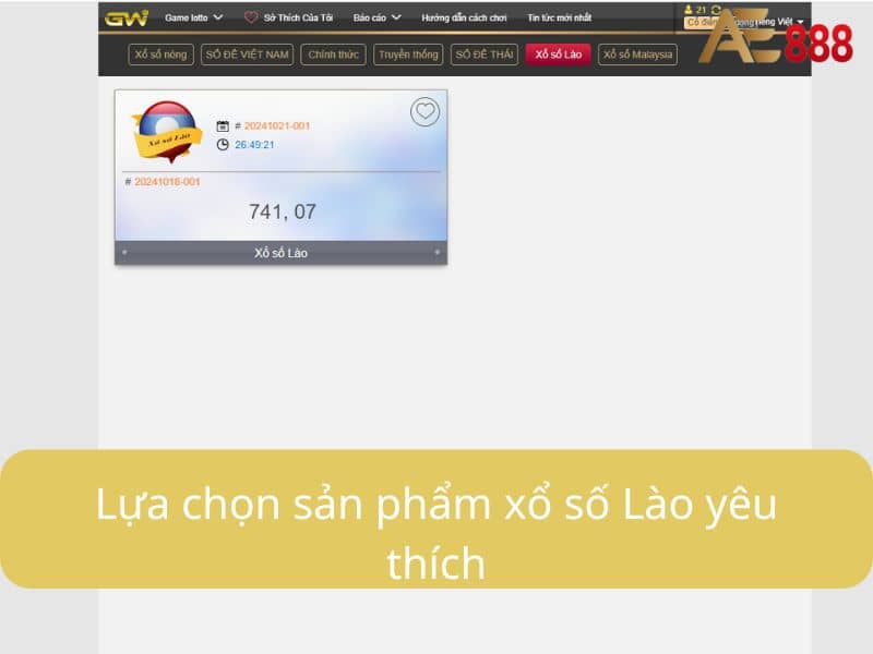 Lựa chọn sản phẩm xổ số Lào Lựa chọn sản phẩm xổ số Lào
