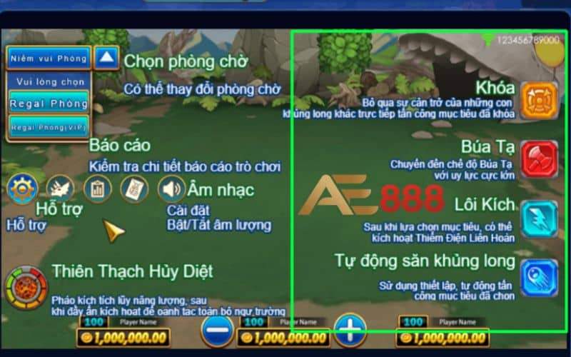 Các tính năng hỗ trợ săn khủng long Các tính năng hỗ trợ săn khủng long