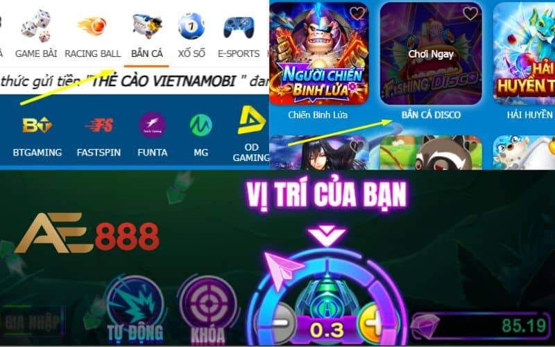 Các bước tham gia chơi bắn cá Disco Các bước tham gia chơi bắn cá Disco